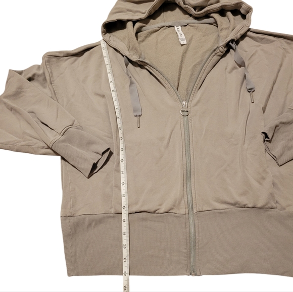 Athleta Balance Sweatshirt Full Zip Long Sleeves S# 599503 Hoodie Womens Large - Picture 6 of 13